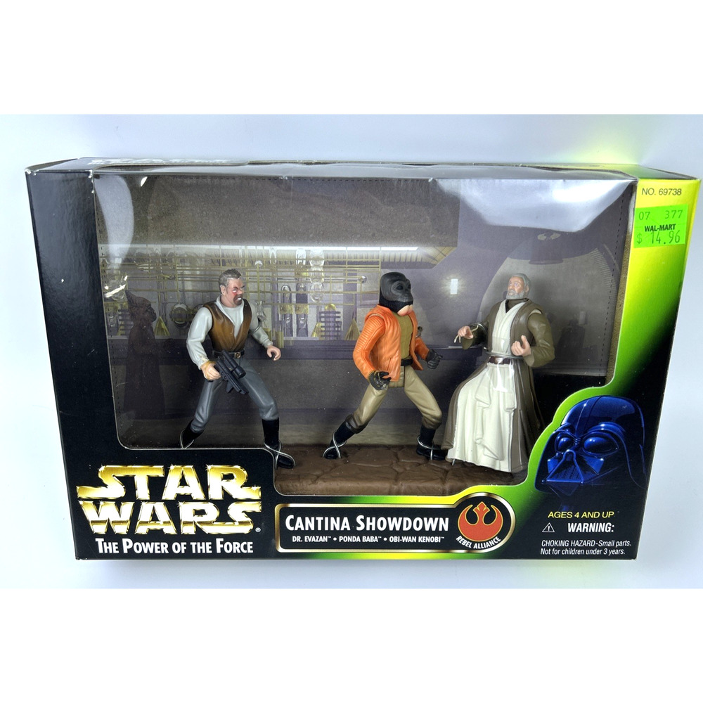 Kenner Star Wars POTF: Cantina Showdown - Dr. Evazan Ponda Baba Obi-Wan Kenobi